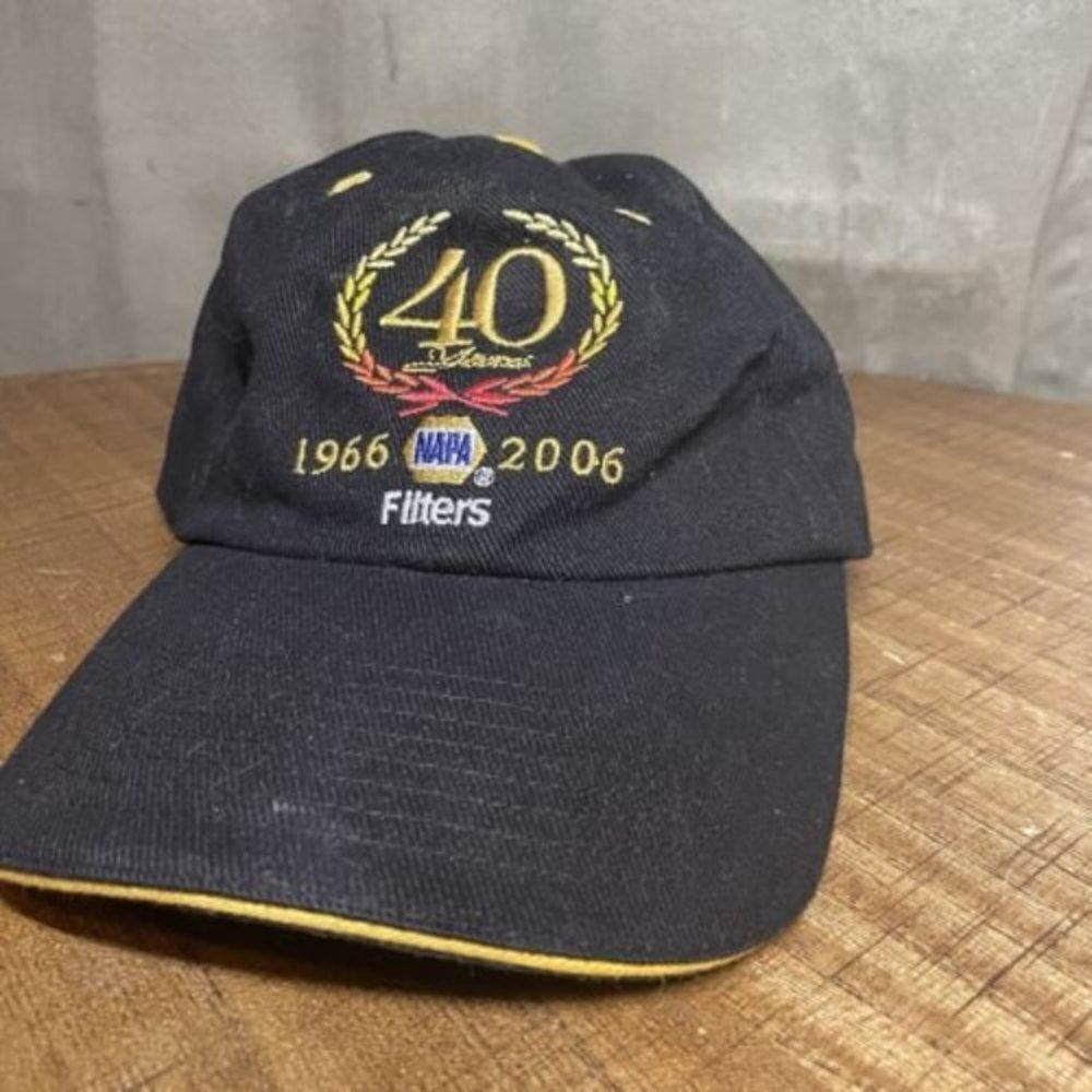 Napa Filters 40 Years 1966 - 2006 Black Baseball Cap Hat Adjustable Strap Back